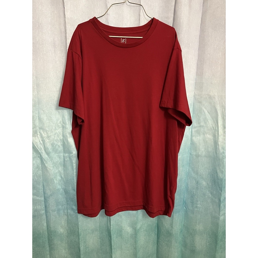 GEORGE Red/maroon Short Sleeve Crew Neck Tee Shirt 2XL‎